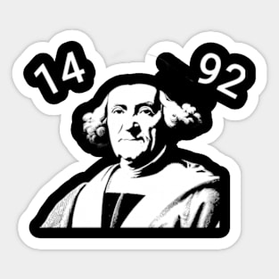 Happy columbus day Sticker